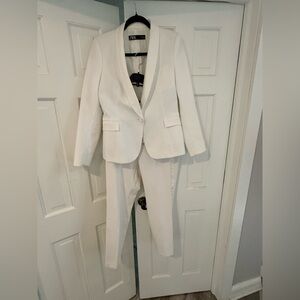 Zara Classic Cream Suit Set